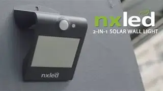 NXLED Solar Wall Light