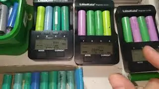 Carregamento e teste de células de lítio 18650 (baterias de notebook) apenas com o liitokala!!