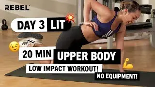Day 3: 20min Upper Body Workout | 5-Day Low Impact Training Challenge