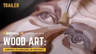 Wood Art: Amazing 3D Wood Carving Portrait – Emotional Reveal (Trailer)
