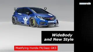 Honda Jazz/ Fit GK5 Widebody by deesignkoe