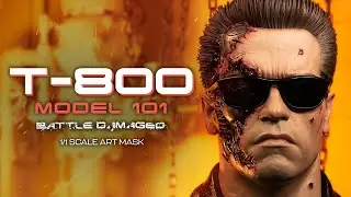 PureArts Terminator 2 T-800 Model 101 Battle Damaged Art Mask Exclusive Edition Trailer
