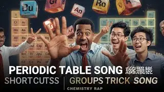 Periodic Table Song with Shortcuts | Groups Trick Song | Chemistry Rap