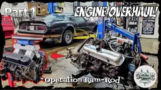 1977 Pontiac Firebird BARN FIND gets an engine overhaul and Wenzler Tunnel Ram PART-1