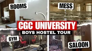 Cgc Jhanjeri hostel tour ||HOSTEL || ROOM || MESS Review #hostel