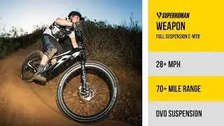 NEW! Weapon X eMTB | 1000W Full Suspension Carbon Mid Drive eMTB
