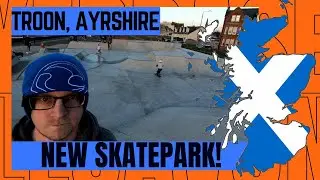New skatepark in Troon, Ayrshire