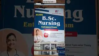 ⚕️BSC Narsing entrance exam Book📚review [preview]  #bscnursing #medical #books #12th #yt #shorts