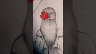 Draw the girl # art of Swati Verma 🖤 please like and subscribe 🔥 share