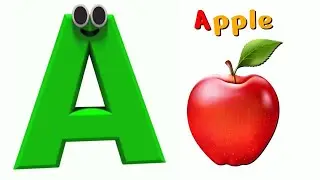ABC Song Phonics Song with TWO Words - A For Apple - ABC Alphabet Songs with Sounds for Children