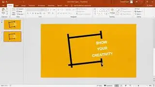 TEXT ANIMATION IN POWERPOINT-2020 || ANIMATED BANG||