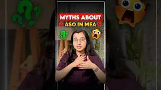 Myths about ASO in MEA😨🔥#shorts #ssc #asoinmea #asoincss #ssccgl