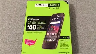 Распаковка и первый взгляд на ZTE Majesty Pro (Simple Mobile)
