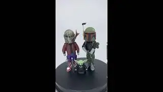 Star Wars The Mandalorian The Child Boba Fett by Imagine Nation Studios #Shorts