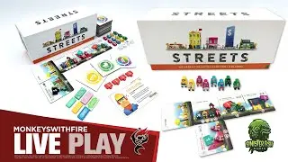 STREETS - SINISTER FISH GAMES | BOARD GAME LIVE PLAY |