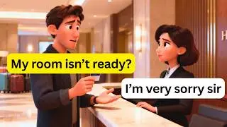 10 Easy English Conversations at Hotels | Real Life Dialogues A1 A2