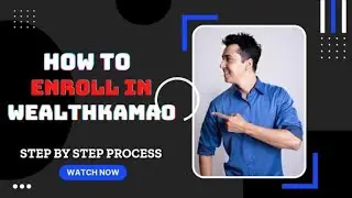 How to inroll in wealth kamao|how to expert package step by step@wealthkamao