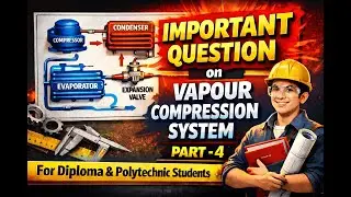 Vapour Compression System | Important and Repeated Exam Questions | Part-4| Diploma & Polytechnic