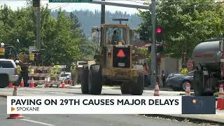 Paving on 29th causes major delays