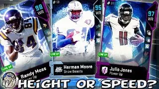 ЧТО ВАЖНЕЕ? ВЫСОТА ИЛИ СКОРОСТЬ? МОХ ИЛИ ТАЙРИК-ХИЛЛ? Madden 19 Ultimate Team