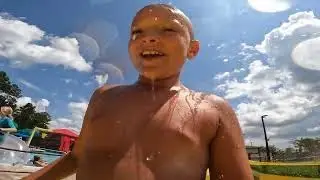 Chases 1st Person Terror Water Slide down Green Monster!