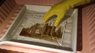 B&W print, sepia toning - Тонирование в сепию черно-белых отпечатков