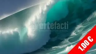 Cresting Ocean Wave with Wind-Blown Spray &mdash; HD Stock Footage
