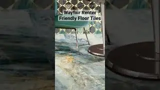Wayfair Renter Friendly Floor Tiles #wayfair #flooring #renterfriendly #homedecor