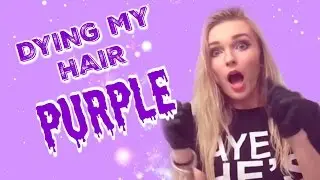 Dying My Hair Lavender | Taylor Skeens