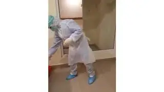 #COVID19 #NewVariantDiscovery #December2020  #Pakistan | PPE Doffing steps for Hijabis.