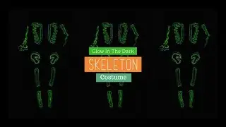 DIY Glow in the Dark Halloween Skeleton Costume | Beacon Adhesives