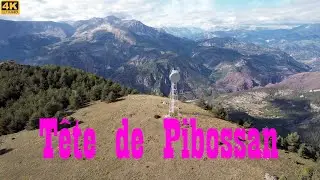T&ecirc;te de Pibossan - 1620 M&egrave;tres - La Croix-sur-Roudoule - Alpes-Maritimes - Drone 4K/UHD - Rando