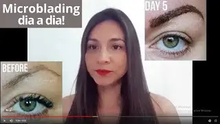 Curaci&oacute;n en Micropigmentaci&oacute;n & Microblading de Cejas ⭐dia a dia