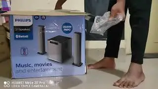 philips MMS2220B unboxing 120w rms with 8