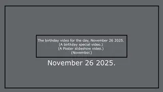 The birthday special video of the day. (November 26 2025.) (Splatoon SFM.)