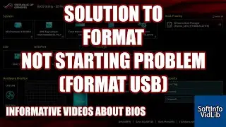 Solution to Format Not Starting Problem (Format USB)
