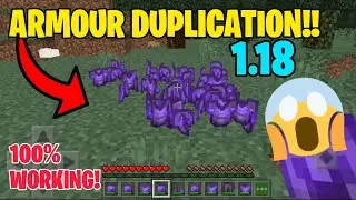 Minecraft 1.18 Armour DUPLICATION Glitch That 100% WORK!!
