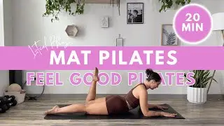 Mat Pilates | Cycle Syncing Workouts | Luteal Phase | Feel Good Pilates | 20 min