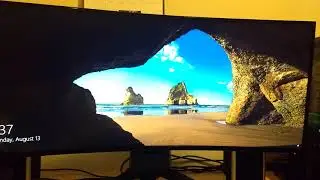 ALIENWARE AW3418DW 120hz overclock flicker BS