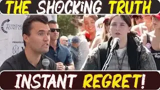 INSTANT REGRET! Radical Trans Activist Confronts Charlie Kirk