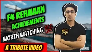 F4 REHMAAN ACHIEVEMENTS | A TRIBUTE VIDEO TO ALPHA REHMAN