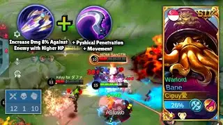 Bane Penetration Build For Team Fight [ Bane Best Build 2023 ] Mobile Legends