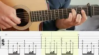 Tangelo - Red Hot Chili Peppers - Guitar Tutorial + TABS on screen