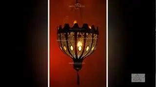 Moroccan Brass Chandelier - Unique and Exotic
