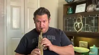 JUST FOR FUN!!  Sopranino Saxophone - Ferling Etude No. 6