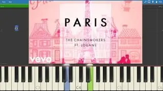 The Chainsmokers - Paris - Piano Tutorial / Cover