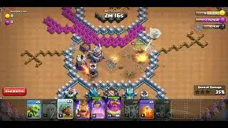 easily 3 star in jolly clashmas challenge 4.  #clash of clans gameplay.