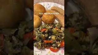 Jamaican Callaloo And Saltfish | Full Recipe Posted | #jamaicanfood #foodie #easyrecipe #callaloo