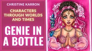 Miraculous Genie in a Bottle by Ch.Karron - Characters Through Worlds and Times | Watercolor