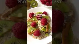 High-protein Oatmeal - no protein powder😋 #glutenfree #highprotein #healthyrecipes